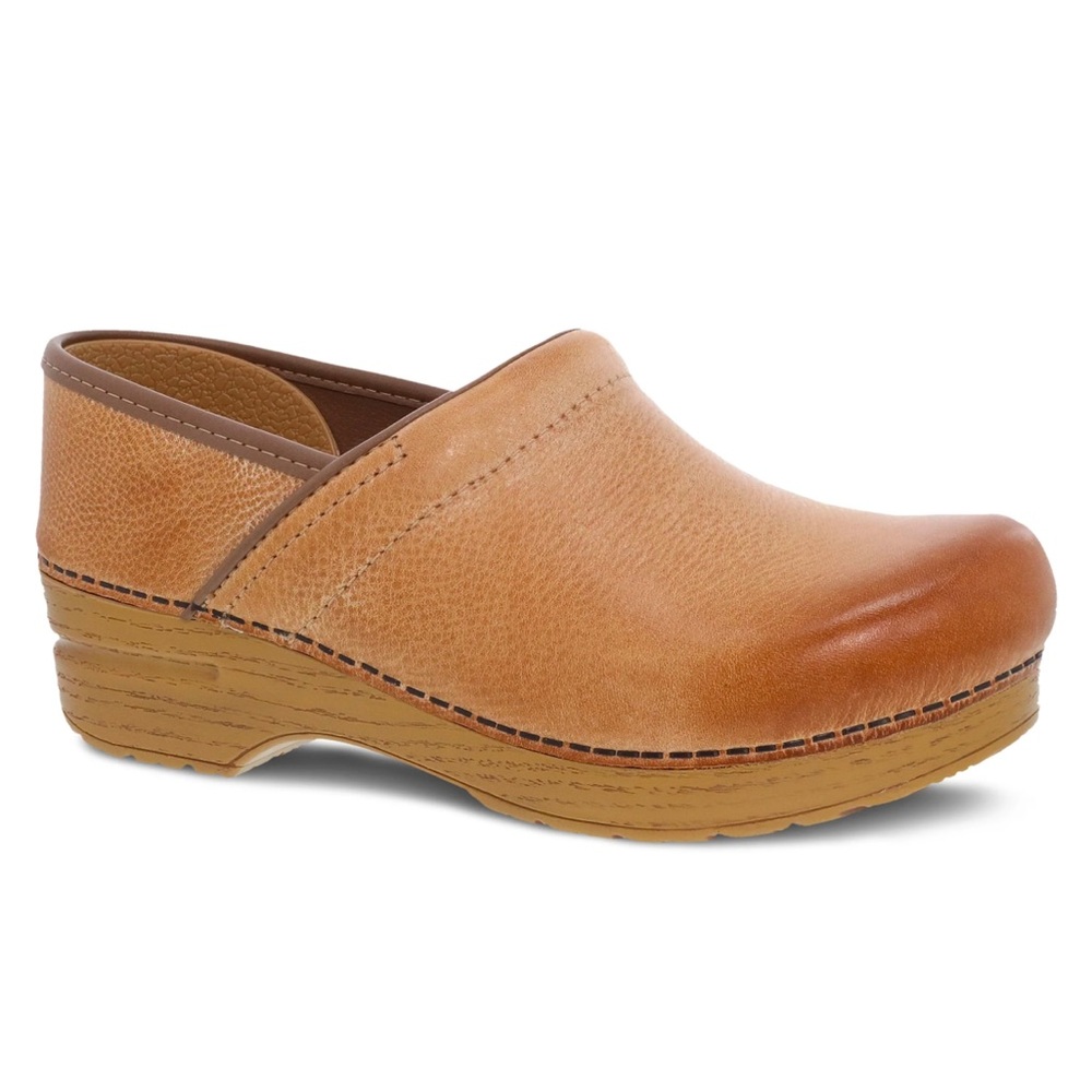 Dansko Professional Honey Distressed Clog, size 38